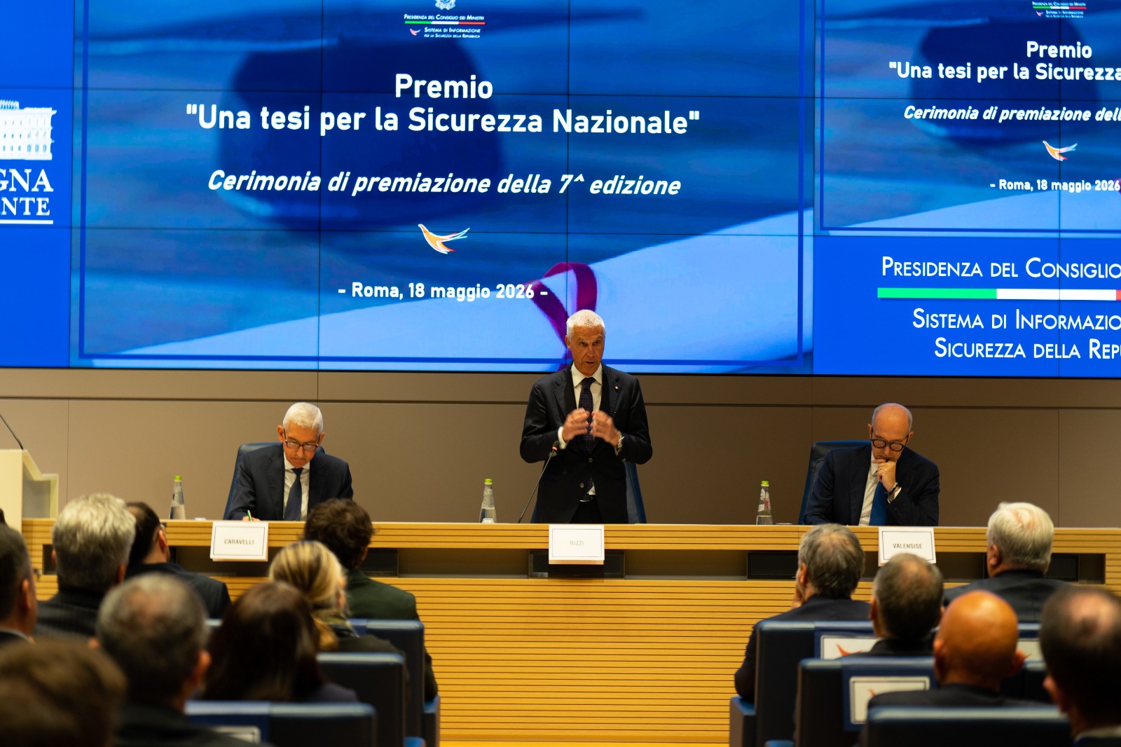 Roma, 18 maggio, Palazzo Dante. Cerimonia di premiazione della VII edizione